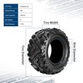 thumbnail image 4 of 2 Pack 20x10-10 ATV UTV Tires 6PR Tubeless All Terrain Tires Heavy Duty Front Quad and 4 Wheeler Tires for Work Hunting and Trail Riding, 4 of 6