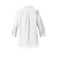 thumbnail image 4 of Port Authority Lw102 Ladies 3/4-Sleeve Carefree Poplin Shirt, 4 of 4