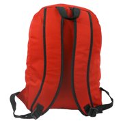 K-Cliffs Unisex Classic 16 School Backpack Red,Kids-Adult, Polyester