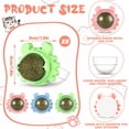 thumbnail image 2 of 6 Piezas de Juguetes Comestibles para Gatos con Hierba Gatera, Bola para Lamer Gatos, Limpieza de Dientes, Juguetes con Hierba Gatera para Gatos, Bola Giratoria para Lamer Gatos, Rodillo de Pared para Decoración de Pared Interior de Gatos y Mascotas Rojo Verde, 2 of 5