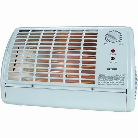 Portable Fan Forced Radiant Heater With Thermostat