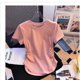 thumbnail image 1 of Camiseta interior ajustada de manga corta estilo Spice Girl con almohadilla para el pecho para mujer de Hello Kitty, nueva para primavera y verano, 1 of 2