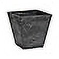 thumbnail image 2 of Planter, Water-minder, Black, 8" Square, Novelty, 35088, 2 of 2
