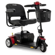 Pride Go-Go Elite Traveller 3-Wheel Scooter, 18 AH Battery, 300 lbs. weight capacity,