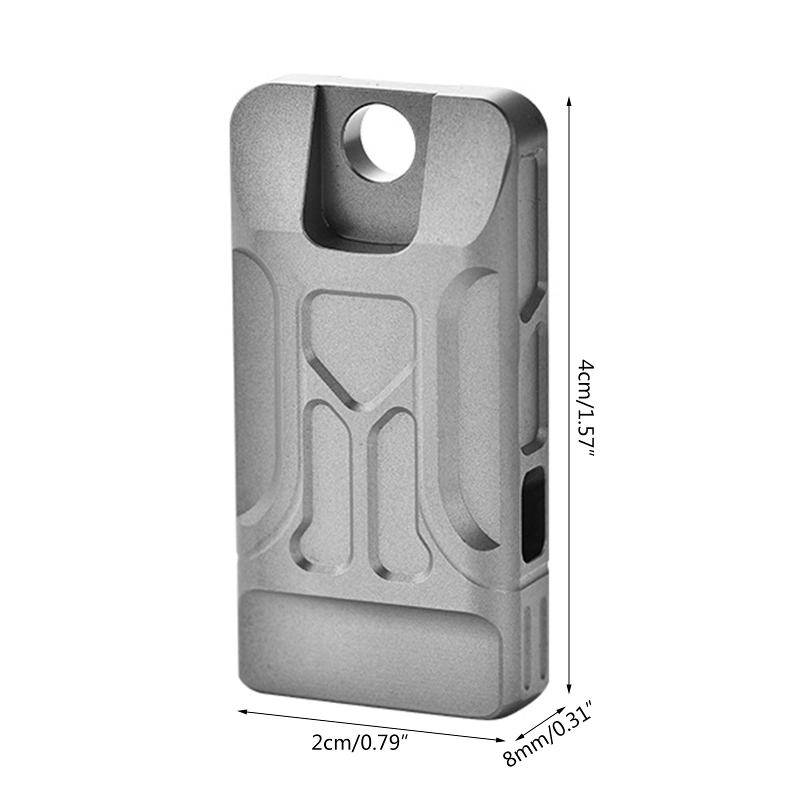 Safety Survival Double Tube Whistle Hikings Camping Training Outdoor Sports Alloys Keyring Whistle