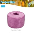 thumbnail image 2 of Uxcell Polyester Nylon Plastic Rope, Twine Household Bundles Ropes Roll for Gardening Packing Crafting Purple 1312 Ft, 2 of 6