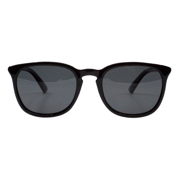 Polarized Lens Sunglasses Unisex Designer Keyhole Fashion UV400 Shiny Black
