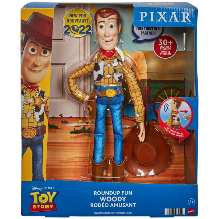 アメコミ MATTEL - MATTEL TOY STORY 12 ACTION FIGURE WOODY Disney Pixar Toy Story 12 inch Roundup Fun Woody Large