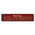 thumbnail image 2 of Fix it Shop Novelty Decor, Metal Wall Sign - 4x18 Inches, 2 of 4