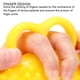 thumbnail image 5 of Ejercitador de Dedos Ecomeon Hand Grip Ball Fortalecedor de Manos Color Amarillo, 5 of 6