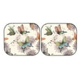 thumbnail image 7 of Kll Flying Butterflies Windshield Sun Shade 2-Piece Foldable Car Front Window Sunshade For Most Sedans Suv Truck- Medium, 7 of 7