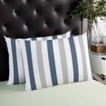 thumbnail image 4 of Farmhouse Stripe Art King Size Pillow Cover, Pillowcase Protectors with Zipper, Breathable Decorative Throw Pillow Case Cover, Pillow Shams for Couch Sofa 20x36Inch, 4 of 7