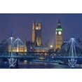 thumbnail image 3 of EREHome Polyester Fabric Night Scene Backdrop 7x5ft Photography Background City Building Bridge Street Lamps River Photo Video Studio Props Children Baby, 3 of 3