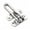 01-White, variant on FNGZ Door Lock Clearance Home Lock Door Aluminum Home Alloy Front Door Locks Reinforcement Lock Tools & Home Improvement White