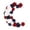 L, variant on Lksixu Patriotic Roses Wreath for Front Door, 13 inch Heart-Shape Red White & Blue Foam Roses Garland, 4th of July American Flag Design Artificial Flowers Wreath Independence Day Hanging Ornaments