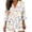 ZF-White, variant on Plus Size Women Printed Tops 3/4 Sleeve Blouses Dressy Casual V Neck Clothes Fall Trendy Vacation Outfits White XL