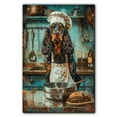 thumbnail image 3 of Funny Dog Kitchen Wall Art - Dining Room Wall Decor - Gordon Setter Cooking Food Canvas Prints for Farmhouse Kitchen Decor, Modern Restaurant Painting Artwork, 3 of 6