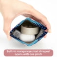 thumbnail image 3 of FeBohao 2 PCS Cosmetic Shrapnel Bag Sturdy Makeup Toiletry Bags Wallet Vegan Leather Compact Large Accessories Trendy Baby Lipsticks Glam Travel Size Cosmetology School Flamingo, 3 of 6