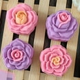 thumbnail image 6 of YIEMEEN Rose Shape Moon Cake Mould Exquisite Blossom Bath Bombs Pastry Tool Kitchen Gift, 6 of 8