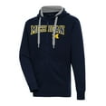 thumbnail image 2 of Men's Antigua Navy Michigan Wolverines Big & Tall Victory Full-Zip Hoodie Jacket, 2 of 3
