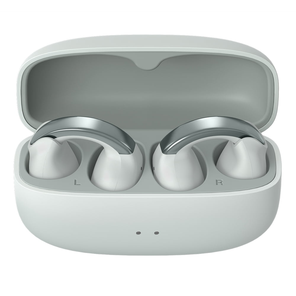 JVC Open Ear True Wireless Headphones - Ice Gray