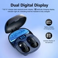 thumbnail image 3 of VEAT00L Open-Ear Headphones, Wireless Clip On Earbuds with Digital Display Charging Case 68 Hours Playtime, Lightweight Comfort, Stable Fit, Open-Ear Safety Design for Active and Office Use, 3 of 9