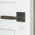 thumbnail image 2 of Viaggio Qadcon-Sth_Dd Quadrato Solid Brass Non-Turning Two-Sided Dummy Door Lever Set -, 2 of 7