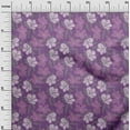 thumbnail image 3 of oneOone Cotton Poplin Purple Fabric Florals Craft Projects Decor Fabric Printed By The Yard 56 Inch Wide, 3 of 5