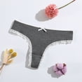 thumbnail image 6 of 6Pcs Seamlesses Thongs for Women Not Show Thong Underwear,Lady Breathable Bikinis Panty G-String Soft Undie,Tanga Gifts, 6 of 8