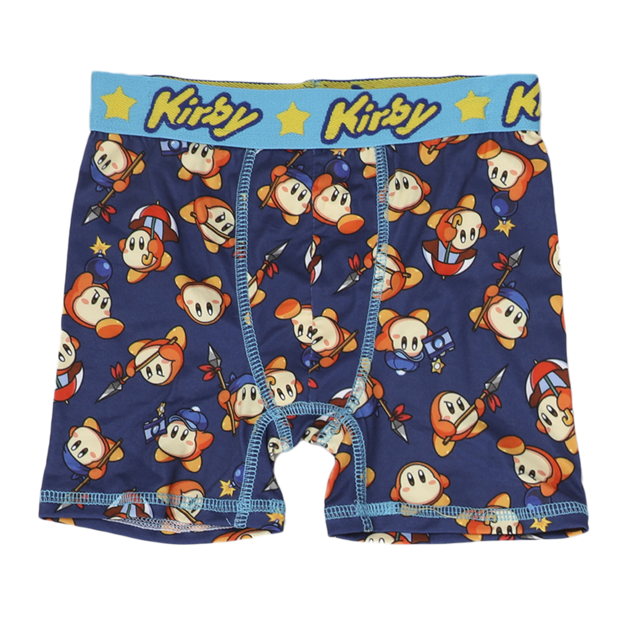 Boxer Kirby Per Ragazzi - Mutande Con Stampa Personaggi, Vestibilità Comoda In Poliestere E Spandex, Taglie Da XS A XL