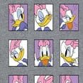 thumbnail image 3 of Mickey & Friends - Daisy Emotions Grid - Women's Short Sleeve Graphic T-Shirt, 3 of 5