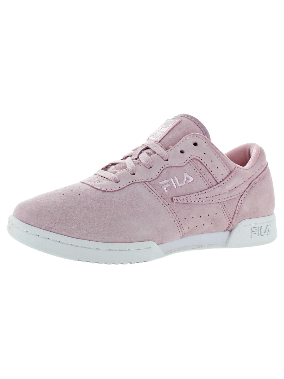 pink suede fila