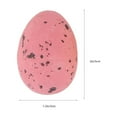thumbnail image 2 of KONTONTY Easter Eggs Foam Assorted Colors Craft Decorations for Spring Festivals and Holiday Home Decor, 2 of 8