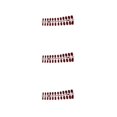 thumbnail image 3 of Qarigey 24 piezas de uñas falsas Puntas de uñas artificiales Llamativo parche de uñas rojo Type1 NO1, 3 of 6