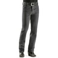 thumbnail image 2 of Wrangler Men's Cowboy cut Slim Fit prewashed Jean, charcoal grey, 33wx34l, 2 of 2