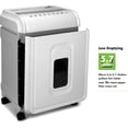 thumbnail image 4 of AU1480MA Professional Grade 14-Sheet Micro-Cut Paper and CD/Credit Card Shredder/ 30 Minutes Continuous Run Time, White/Gray, 4 of 5