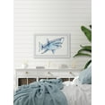 thumbnail image 3 of Marmont Hill Shark Outline Framed Wall Art, 1.50" x 45.00", 3 of 8