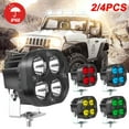 thumbnail image 3 of Liwarace 3inch LED Cube Pods Work Light Bar Spot Beam Driving Fog For Offroad ATV 2/4Pcs, 3 of 15