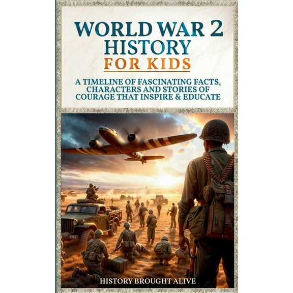 World War 2 History For Kids: A Timeline of Fascinating Facts, Characters and Stories of Courage that Inspire & Educ, (Paperback)