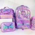 thumbnail image 2 of Mochila para niñas de estilo mariposa ultraligera y de gran capacidad para estudiantes de escuela primaria de Smiggle, 2 of 5