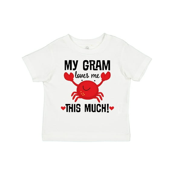 Inktastic My Gram Loves Me Grandchild Boys or Girls Toddler T-Shirt