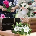 thumbnail image 4 of Hojas Artificiales Falsas para Decoraciones de Rosas - 108 Hojas de Flores de Rosas de Seda, 4 of 5