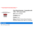 thumbnail image 2 of Front Shock Absorber - Compatible with 1996 - 1997 LX450, 2 of 2