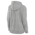 Women's Gray Kansas City Royals Distressed Team Pullover Hoodie