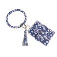 thumbnail image 1 of ZheElen Women's Keychain Wallet Portable Bracelet Wallet ID Card Holder Keyring No.5, 1 of 1