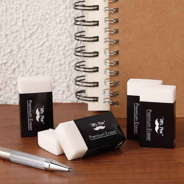 Mr. Pen- Erasers, Pencil Eraser, 12 Pack, White Erasers, Eraser, Erasers  for Dra