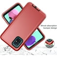 thumbnail image 3 of SXWL Rugged Hard Shell Cell Phone Case for Samsung Galaxy A51 5G, Black & Red, New, 1 Count, 3 of 14