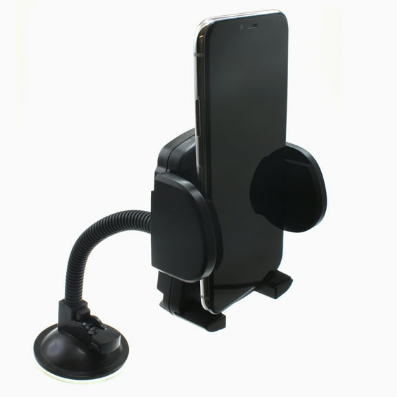 For TCL ION Z/X - Car Mount Windshield Holder Glass Cradle Swivel Dock