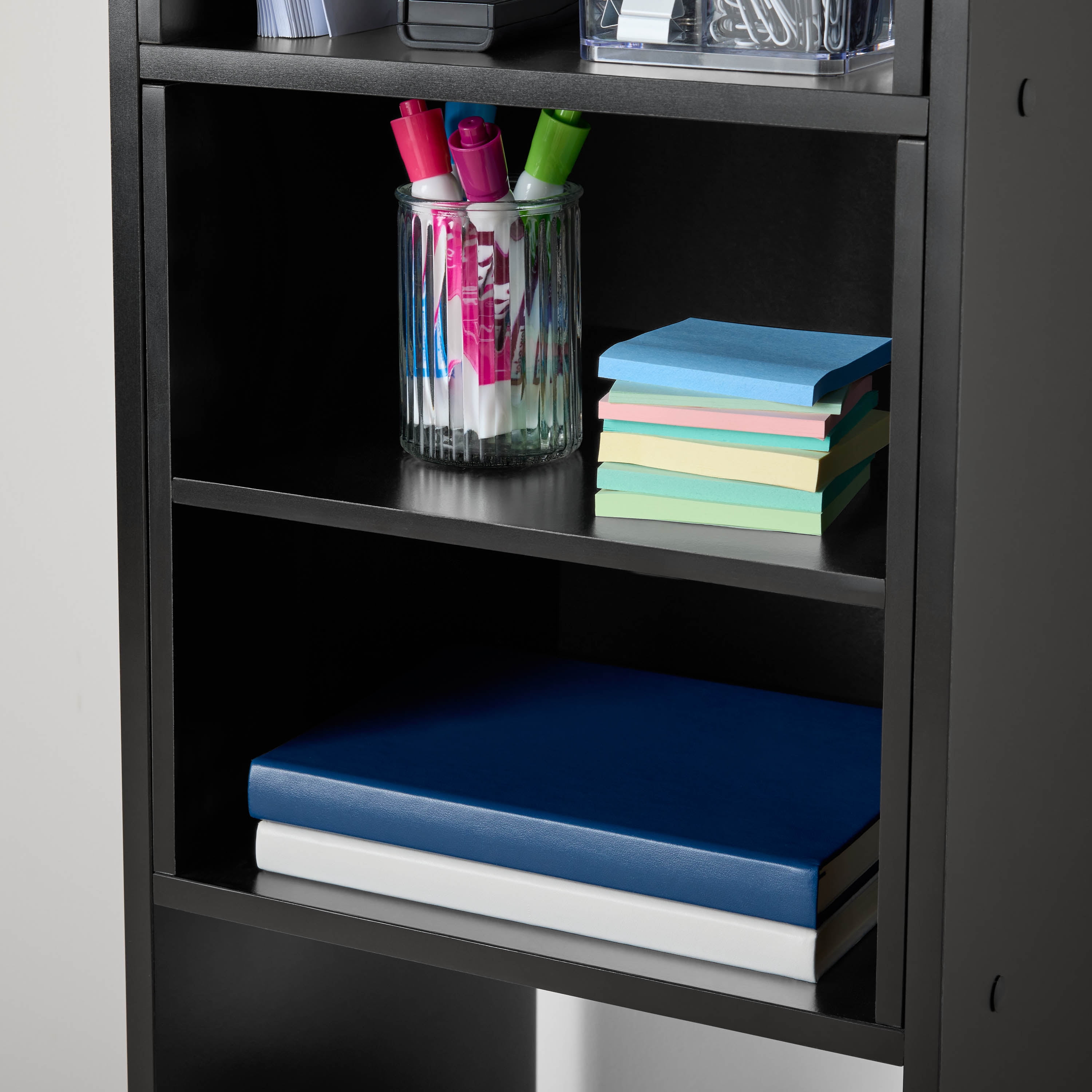 Mainstays Cube Storage H Inserts, Set of 2, Black