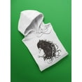 thumbnail image 3 of Cool Raven Design Hoodie Men -Image by Shutterstock, Male XX-Large, 3 of 4